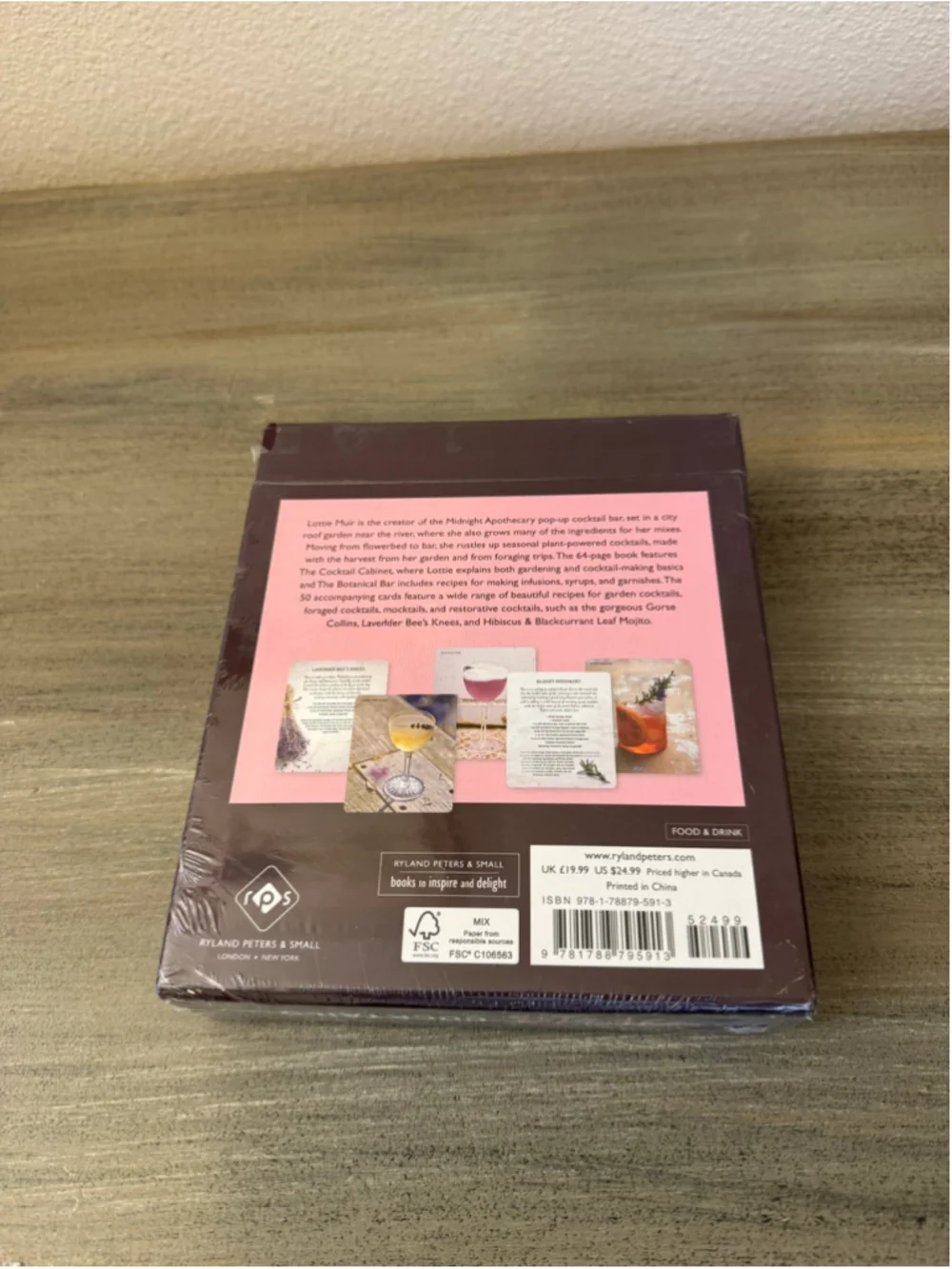 Wild Cocktails Deck & Book Set by Lottie Muir - Brand New Sealed